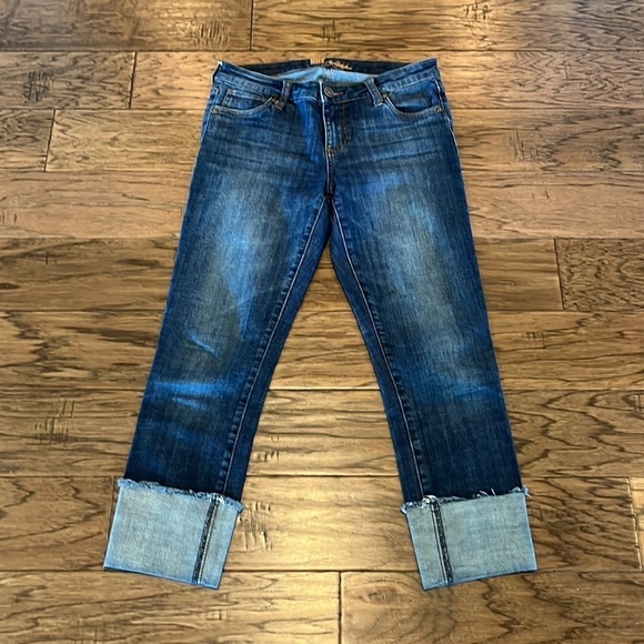 Kut From The Kloth Cuffed Hem Mid Rise Size 2 - Picture 1 of 16